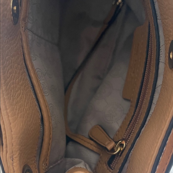 MICHAEL Michael Kors Tan Leather Shoulder/Crossbody Bag  Brown Caramel/Camel - Picture 7 of 8